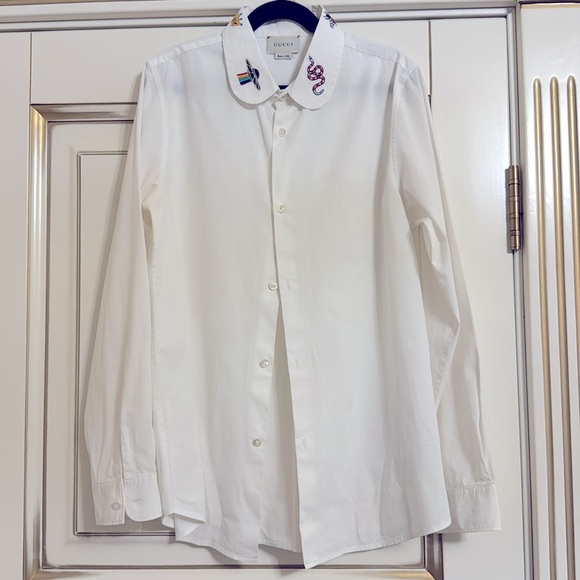 GUCCI Boys' Button Down Shirt Size: 12 GUARANTEED AUTHENTIC - Picture 1 of 4